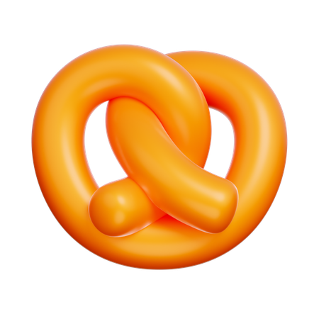 Pretzel  3D Icon