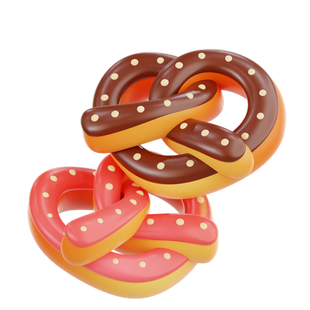 Pretzel  3D Icon