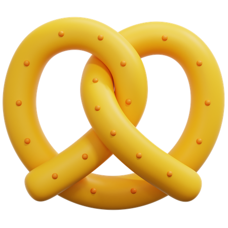 Pretzel  3D Icon