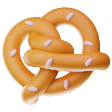 プレッツェル  3D Icon