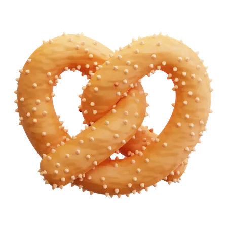 Pretzel  3D Icon