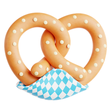 Pretzel  3D Icon