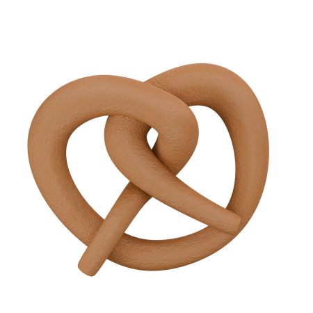 Pretzel  3D Icon