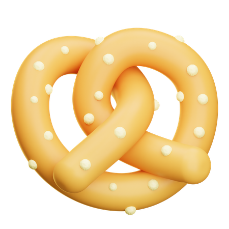 Pretzel  3D Icon