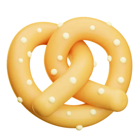 Pretzel  3D Icon