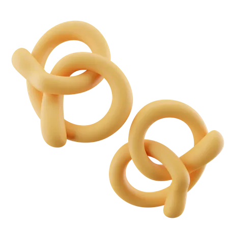 Pretzel  3D Icon