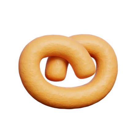 Pretzel  3D Icon