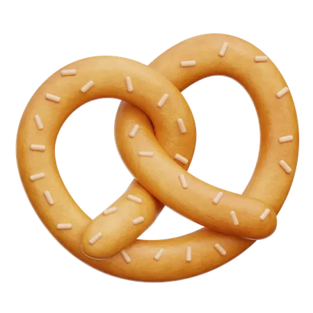 Pretzel  3D Icon