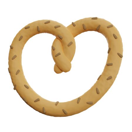 Pretzel  3D Icon