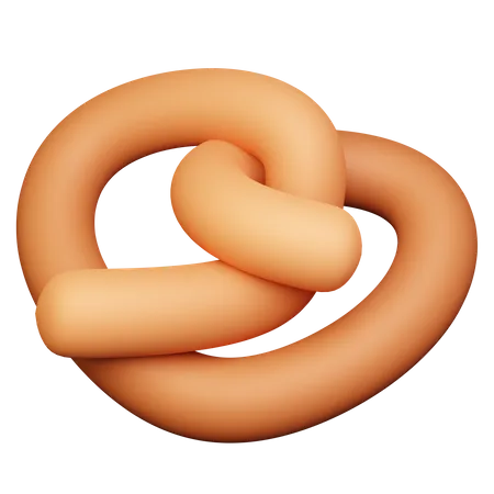 Pretzel  3D Icon