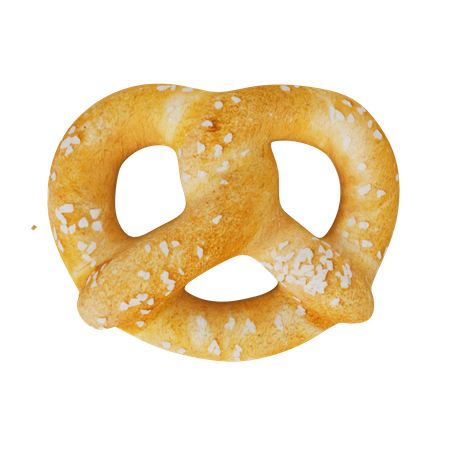 Pretzel  3D Icon