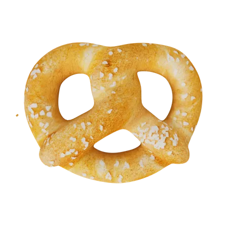 Pretzel  3D Icon