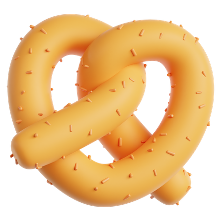 Pretzel  3D Icon