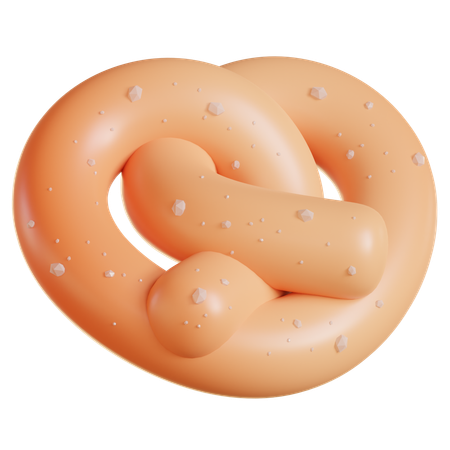 Pretzel  3D Icon