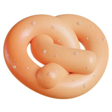 Pretzel  3D Icon