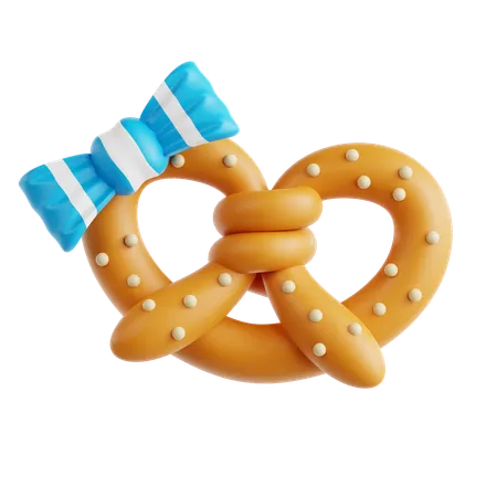 Pretzel  3D Icon