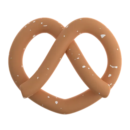 Pretzel  3D Icon