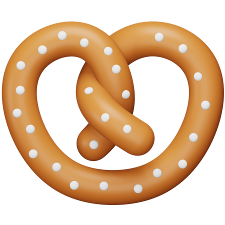 Pretzel  3D Icon