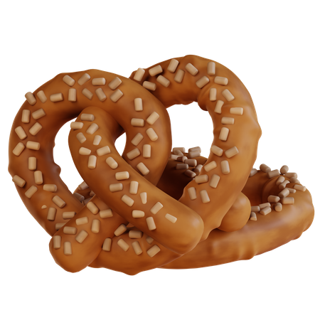 Pretzel  3D Icon