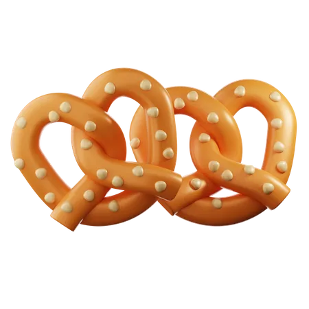 Pretzel  3D Icon