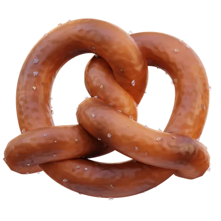 Pretzel  3D Icon