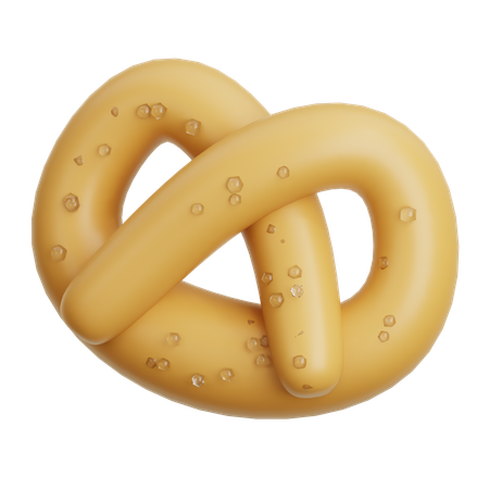 Pretzel  3D Icon