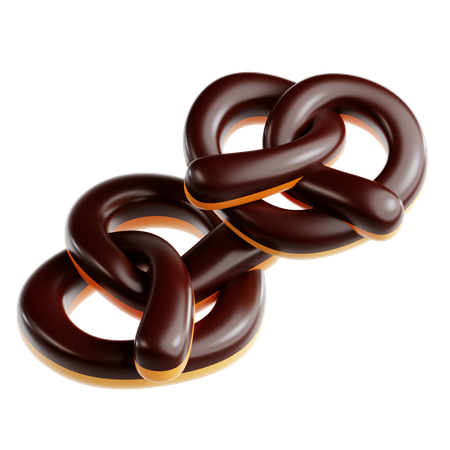 Pretzel  3D Icon