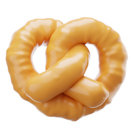 Pretzel  3D Icon