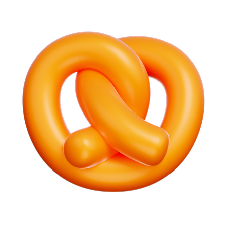 Pretzel  3D Icon