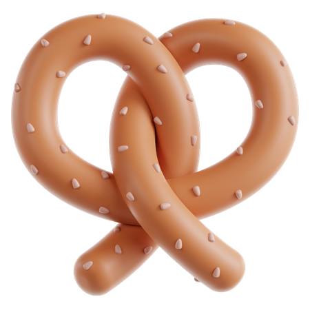Pretzel  3D Icon