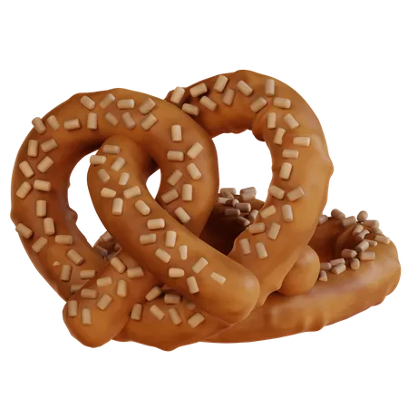 Pretzel  3D Icon