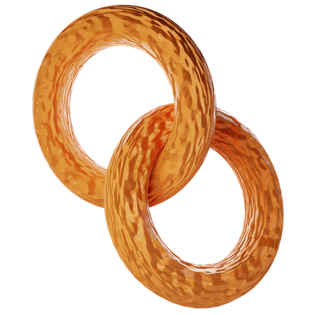 Pretzel tradicional  3D Icon