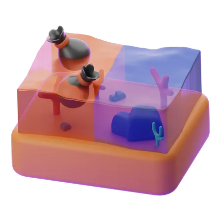 Prevent Water Pollution 3D Icon