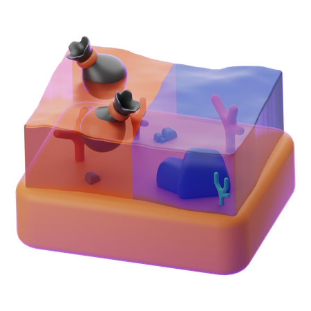 Prevent Water Pollution  3D Icon