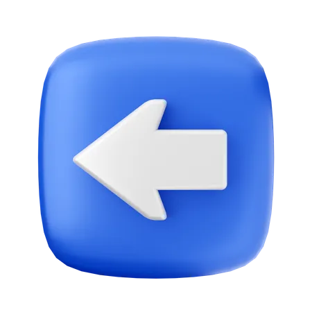 Previous Arrow  3D Icon