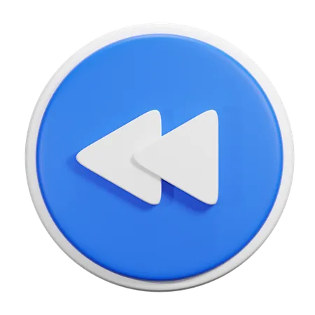 Previous Button  3D Icon