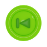 previous button 3d logo