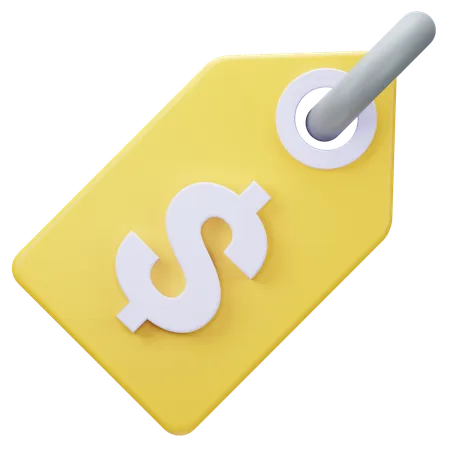 Cartellino del prezzo  3D Icon