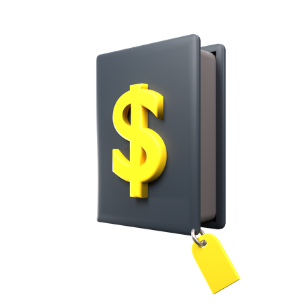 Price Book  3D Icon