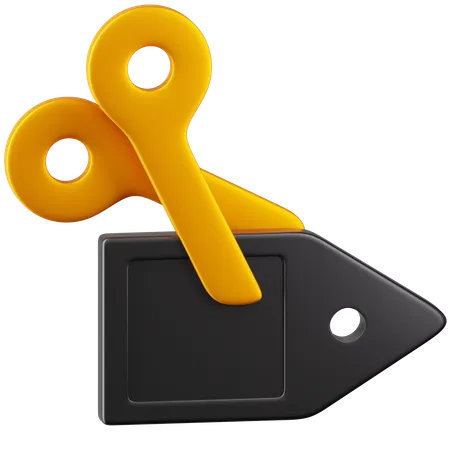 Price Cut  3D Icon