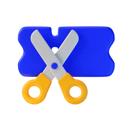 Price Cut Voucher  3D Icon