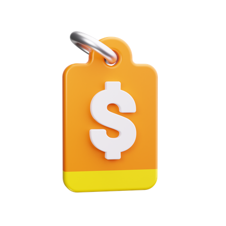 Price label  3D Icon