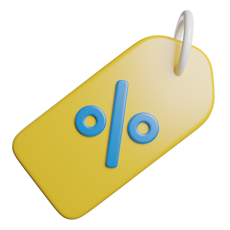 Price Label  3D Icon