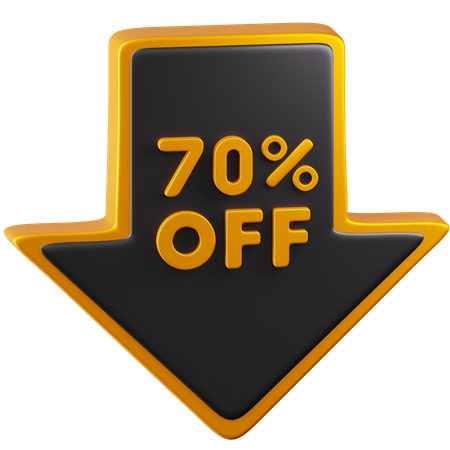 Price Reduction  3D Icon