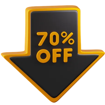 Price Reduction  3D Icon