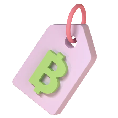 Price Tag Illustration In 3 D Design 3D Icon