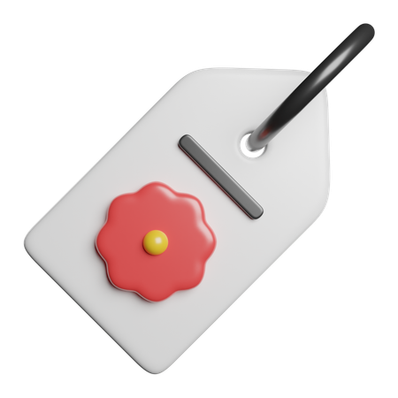 Price Tag  3D Icon