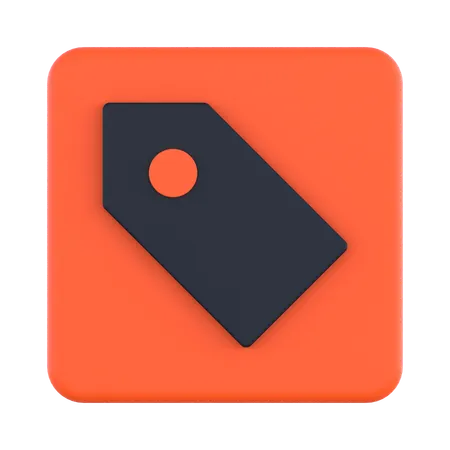 Price Tag  3D Icon