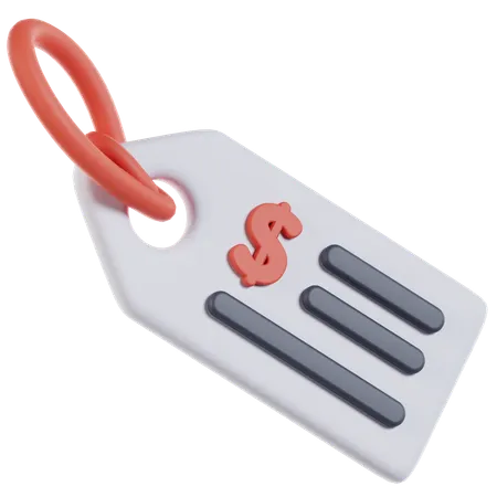 Price Tag  3D Icon