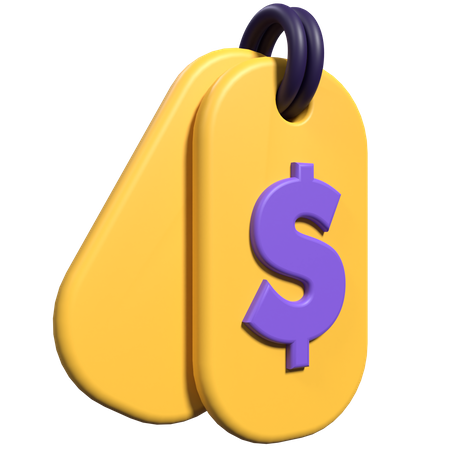 Price Tag  3D Icon